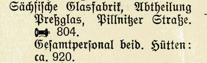 Adressbucheintrag 1905