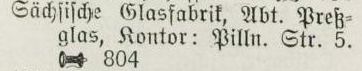 Adressbucheintrag 1914