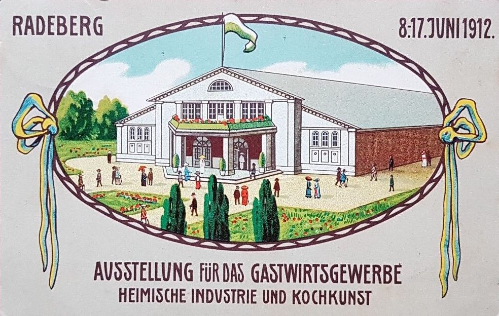 Ausstellung f&uuml;r das Gastwirtsgewerbe, heimische Industrie und Kochkunst  Radeberg