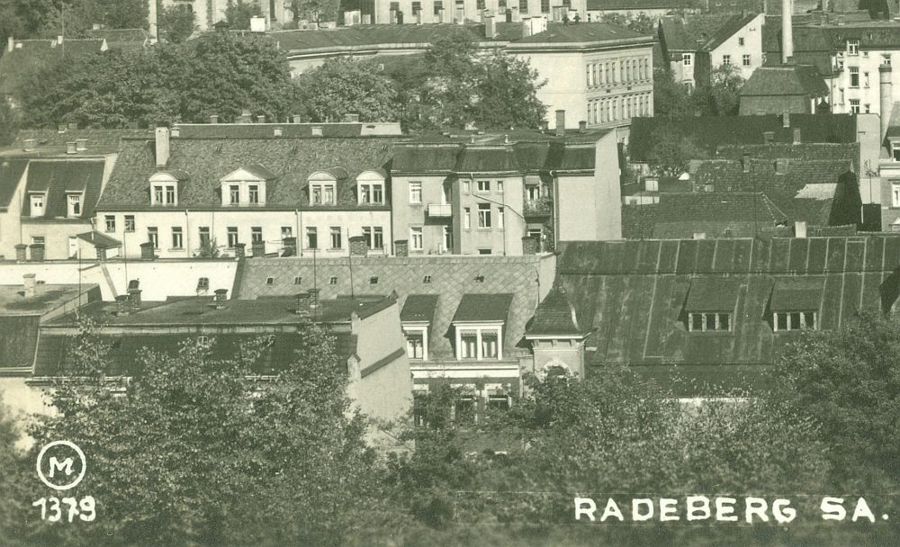 August-Bebel-Stra&szlig;e 3 (vor 1910 Bismarckstra&szlig;e 1, Bismarckstra&szlig;e 3)  Radeberg