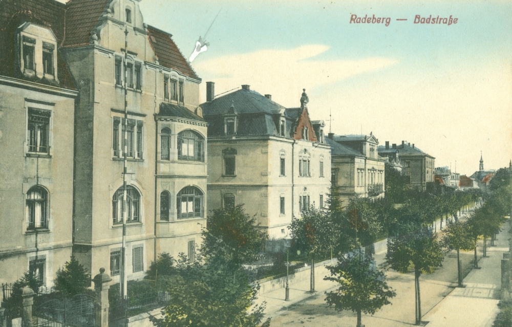 Badstra&szlig;e 12 (1896 Badstra&szlig;e 17, 1905 Badstra&szlig;e 12, 1933-45 Adolf Hitler-Stra&szlig;e 12)  Radeberg