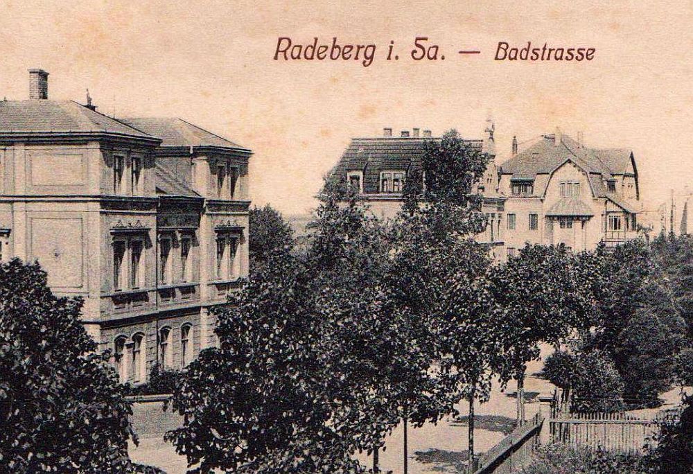Badstraße 15 (1933 - 1945 Adolf-Hitler-Straße 15) Radeberg Badstraße 15 (1933 - 1945 Adolf-Hitler-Straße 15) Radeberg
