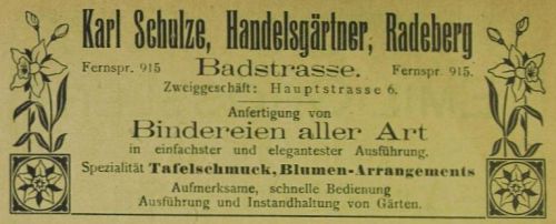 Badstra&szlig;e 22 (vor 1905 Badstra&szlig;e 15, 1905 - 1933 Badstra&szlig;e 22, 1933 - 1945 Adolf-Hitler-Stra&szlig;e 22)  Radeberg