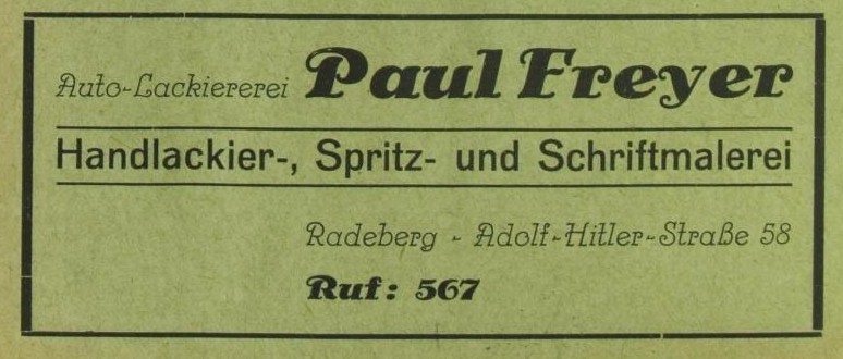 Badstra&szlig;e 58  Radeberg