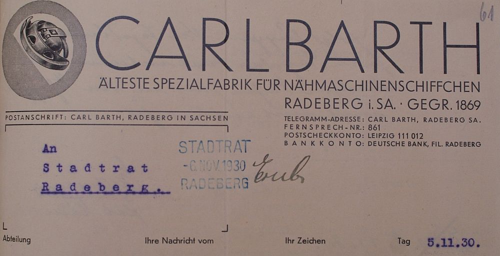 Badstraße 30 (vor 1905 Badstraße 12, 1905 - 1933 Badstraße 30, 1933 - 1945 Adolf-Hitler-Straße 30) Radeberg Badstraße 30 (vor 1905 Badstraße 12, 1905 - 1933 Badstraße 30, 1933 - 1945 Adolf-Hitler-Straße 30) Radeberg
