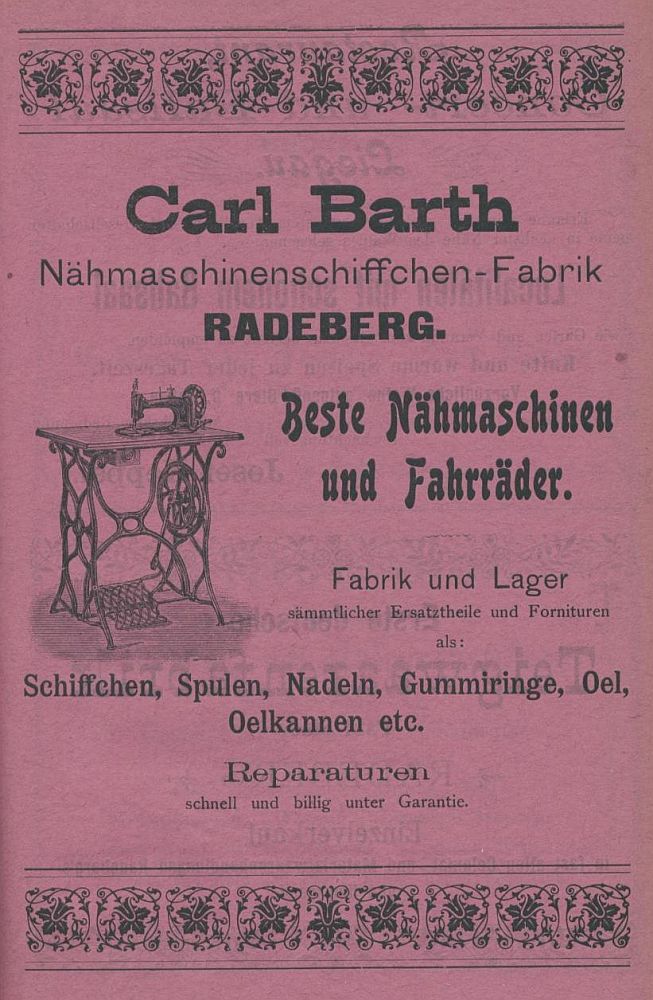 Badstraße 30 (vor 1905 Badstraße 12, 1905 - 1933 Badstraße 30, 1933 - 1945 Adolf-Hitler-Straße 30) Radeberg Badstraße 30 (vor 1905 Badstraße 12, 1905 - 1933 Badstraße 30, 1933 - 1945 Adolf-Hitler-Straße 30) Radeberg