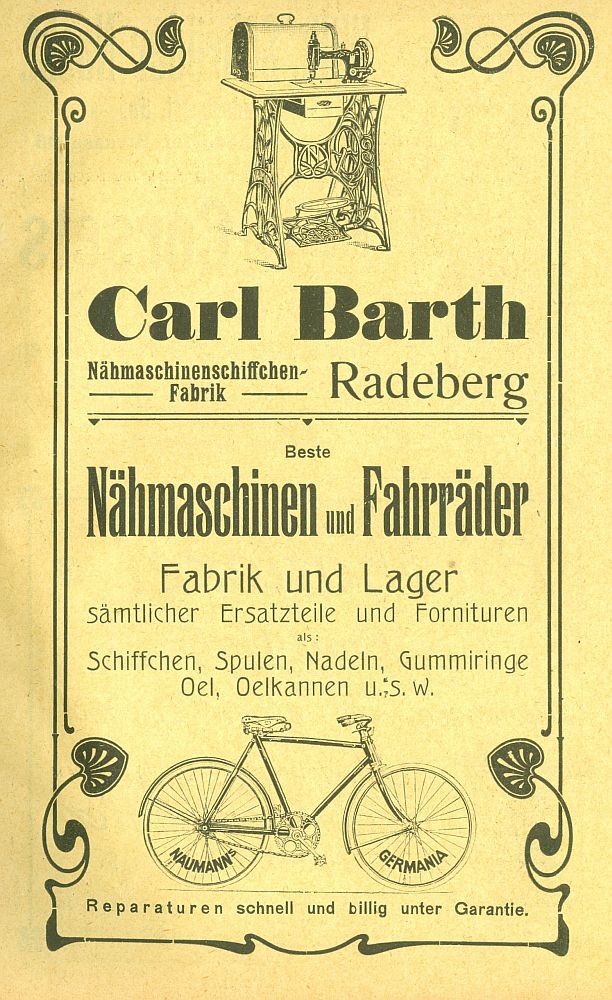Badstraße 30 (vor 1905 Badstraße 12, 1905 - 1933 Badstraße 30, 1933 - 1945 Adolf-Hitler-Straße 30) Radeberg Badstraße 30 (vor 1905 Badstraße 12, 1905 - 1933 Badstraße 30, 1933 - 1945 Adolf-Hitler-Straße 30) Radeberg