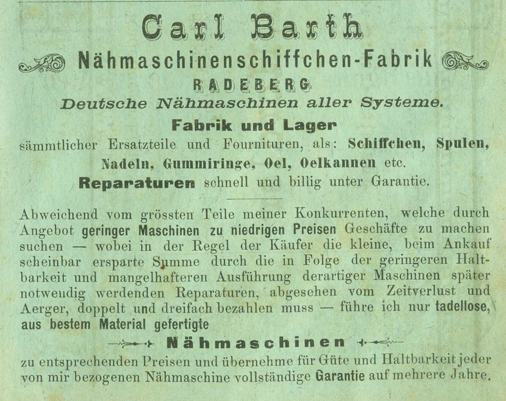 Badstraße 30 (vor 1905 Badstraße 12, 1905 - 1933 Badstraße 30, 1933 - 1945 Adolf-Hitler-Straße 30) Radeberg Badstraße 30 (vor 1905 Badstraße 12, 1905 - 1933 Badstraße 30, 1933 - 1945 Adolf-Hitler-Straße 30) Radeberg