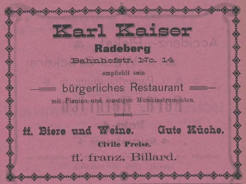 Bahnhofstra&szlig;e 14  Radeberg