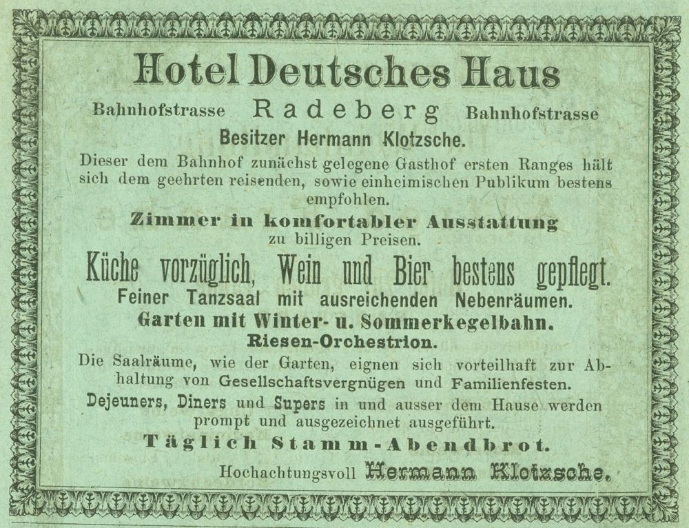 Bahnhofstra&szlig;e 17  Radeberg