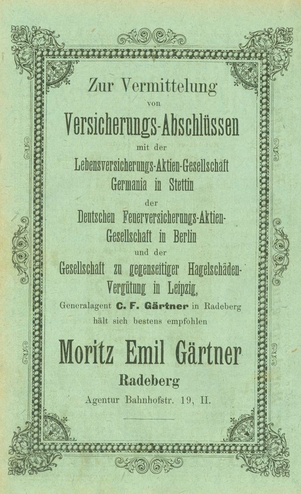 Bahnhofstra&szlig;e 19  Radeberg