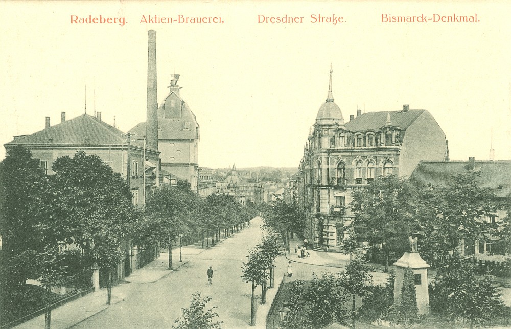 Dresdener Stra&szlig;e 2 (vor 1910 Dresdener Stra&szlig;e 22, 1910 - 1927 Dresdener Stra&szlig;e 42)  Radeberg