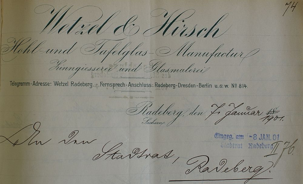 Dresdener Straße 8 (1896 Fabrikstraße 42, 1903 - 1927 Fabrikstraße 6) Radeberg Dresdener Straße 8 (1896 Fabrikstraße 42, 1903 - 1927 Fabrikstraße 6) Radeberg