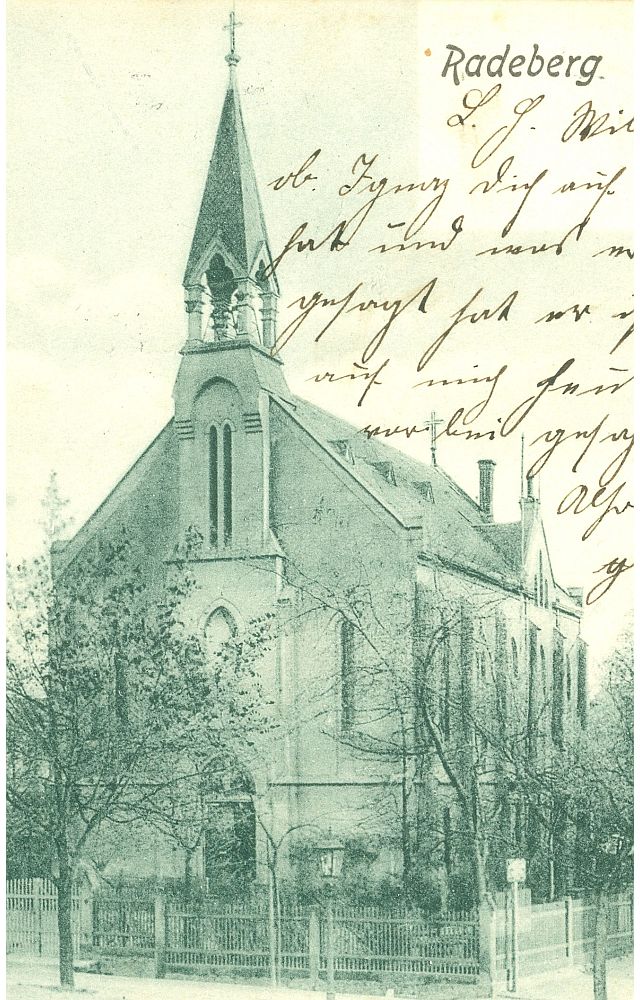 Dresdener Stra&szlig;e 31 (vor 1905 Fabrik-<br>stra&szlig;e 4a, 1905 - 1927 Fabrikstra&szlig;e 13) / Stra&szlig;e des Friedens (Goldbachstra&szlig;e)  Radeberg