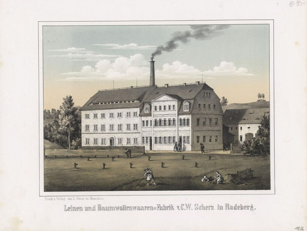 Dresdener Straße 40 (vor 1905 Fabrikstraße 20, 1905 bis 1927 Fabrikstraße 40) Radeberg Dresdener Straße 40 (vor 1905 Fabrikstraße 20, 1905 bis 1927 Fabrikstraße 40) Radeberg