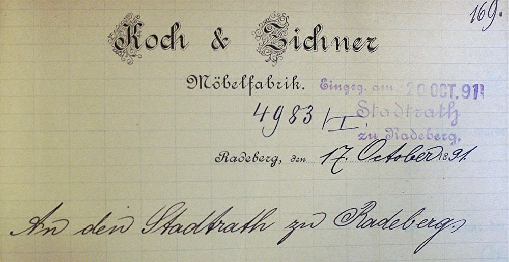 Dresdener Stra&szlig;e 1 (vor 1910 Dresdener Stra&szlig;e 20, 1910 - 1927 Dresdener Stra&szlig;e 45)  Radeberg