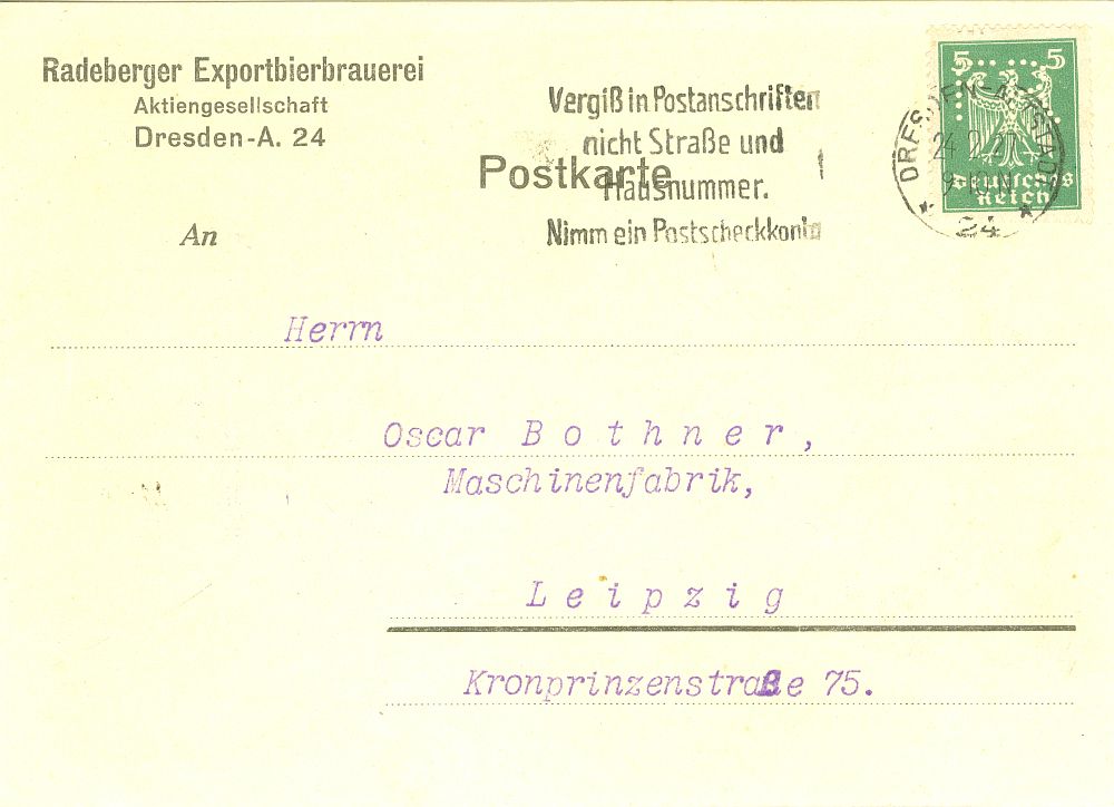 Dresdener Straße 2 (vor 1910 Dresdener Straße 22, 1910 - 1927 Dresdener Straße 42) Radeberg Dresdener Straße 2 (vor 1910 Dresdener Straße 22, 1910 - 1927 Dresdener Straße 42) Radeberg