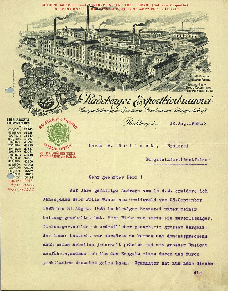 Dresdener Stra&szlig;e 2 (vor 1910 Dresdener Stra&szlig;e 22, 1910 - 1927 Dresdener Stra&szlig;e 42)  Radeberg
