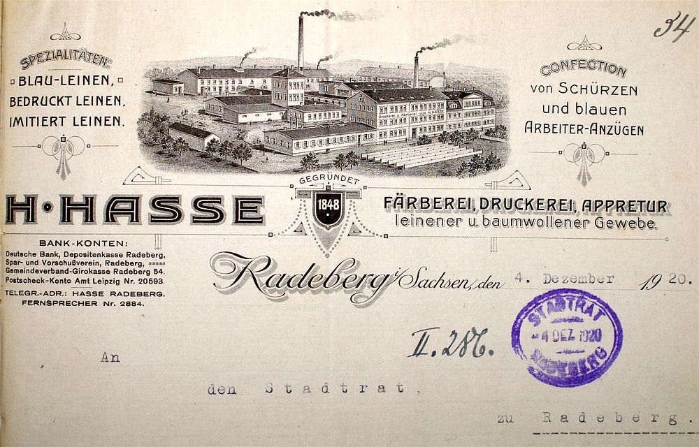 Dresdener Stra&szlig;e 42 (1905 - 1927 Fabrikstra&szlig;e 42)  Radeberg
