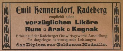 Dresdener Straße 11 (vor 1910 Dresdener Straße 21d, 1910 - 1927 Dresdener Straße 55) Radeberg Dresdener Straße 11 (vor 1910 Dresdener Straße 21d, 1910 - 1927 Dresdener Straße 55) Radeberg