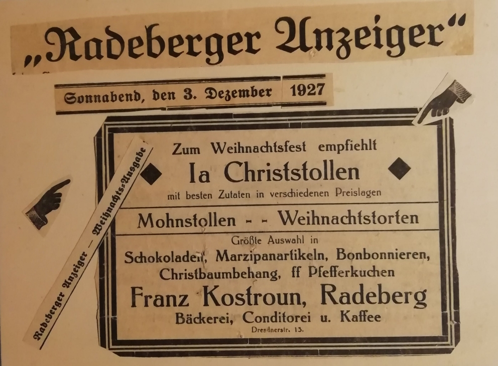 Dresdener Straße 13 (bis 1905 Dresdener Straße 21e, 1910 - 1927 Dresdener Straße 57) Radeberg Dresdener Straße 13 (bis 1905 Dresdener Straße 21e, 1910 - 1927 Dresdener Straße 57) Radeberg