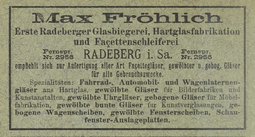 Dresdener Stra&szlig;e 42 (1905 - 1927 Fabrikstra&szlig;e 42)  Radeberg
