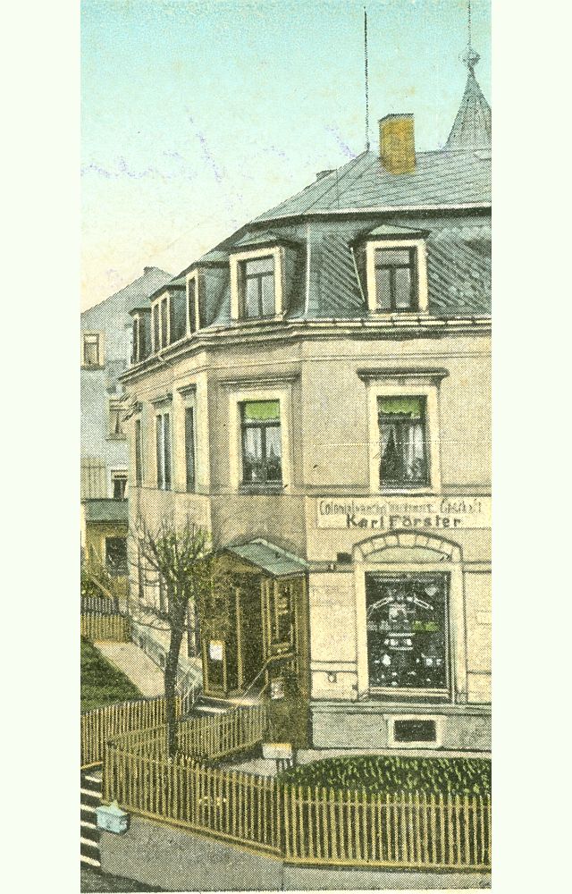 Dr. Rudolf-Friedrichs-Stra&szlig;e 2 (bis 1920 Lotzdorf 65, 1920 - 1927 Friedrich-Stra&szlig;e 2, 1927 - 1945 Friedrichstra&szlig;e 2)  Radeberg