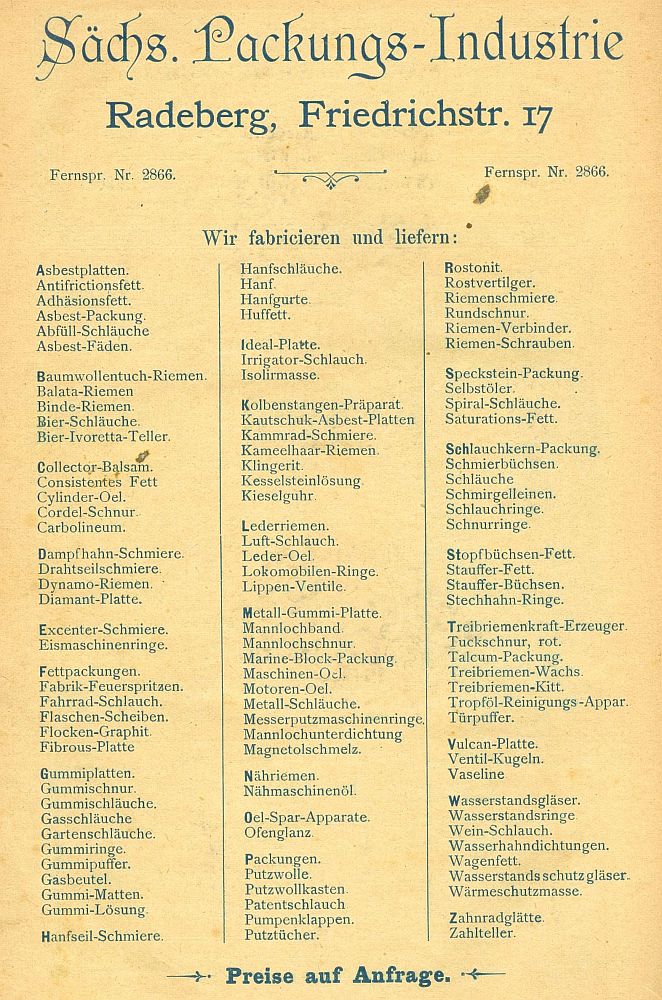Dr. Rudolf-Friedrichs-Straße 17 (bis 1927 Friedrich-Straße 17, 1927 - 1945 Friedrichstraße 17) Radeberg Dr. Rudolf-Friedrichs-Straße 17 (bis 1927 Friedrich-Straße 17, 1927 - 1945 Friedrichstraße 17) Radeberg