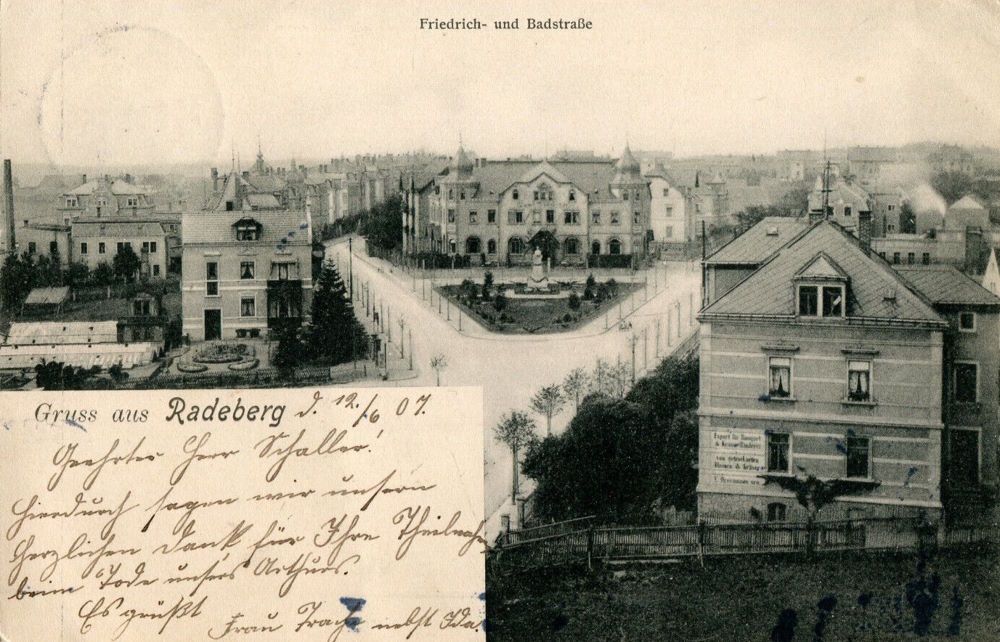 Dr. Rudolf-Friedrichs-Stra&szlig;e Ecke Badstra&szlig;e  Radeberg