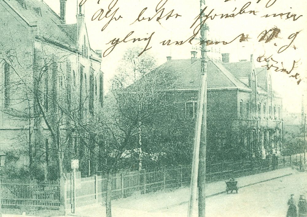 Straße des Friedens 1 (1886 F- (ohne Bezeichnung) Straße 1, 1896 - 1937 Goldbachstraße 1) Radeberg Straße des Friedens 1 (1886 F- (ohne Bezeichnung) Straße 1, 1896 - 1937 Goldbachstraße 1) Radeberg