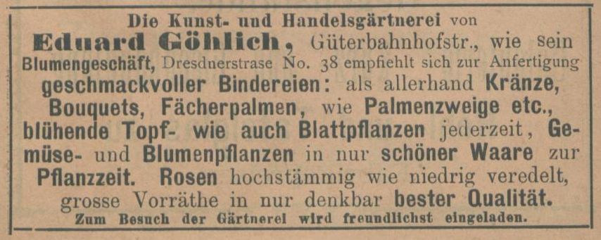 Güterbahnhofstraße 8 (vor 1896 Schönfelder Straße 1, 1896 Güterbahnhofstaße Cat.Nr. 290 O Radeberg Güterbahnhofstraße 8 (vor 1896 Schönfelder Straße 1, 1896 Güterbahnhofstaße Cat.Nr. 290 O Radeberg