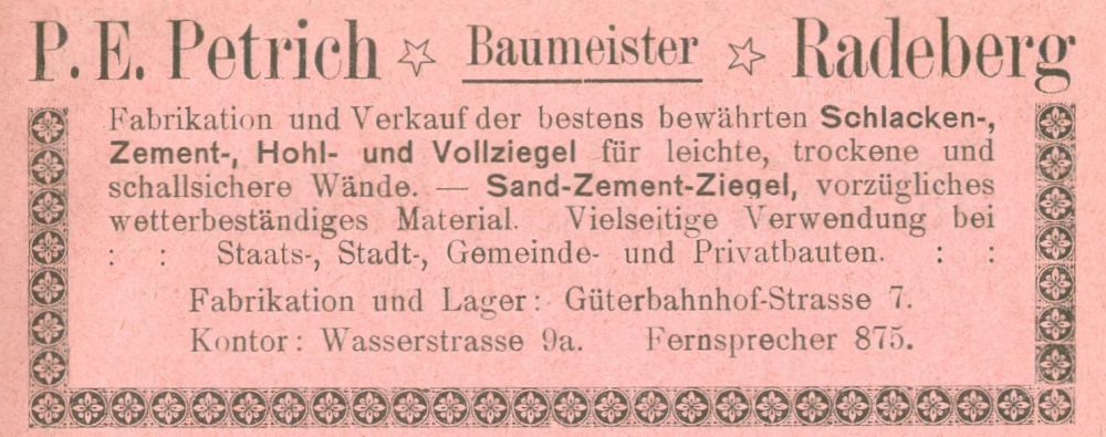 G&uuml;terbahnhofstra&szlig;e 3  Radeberg