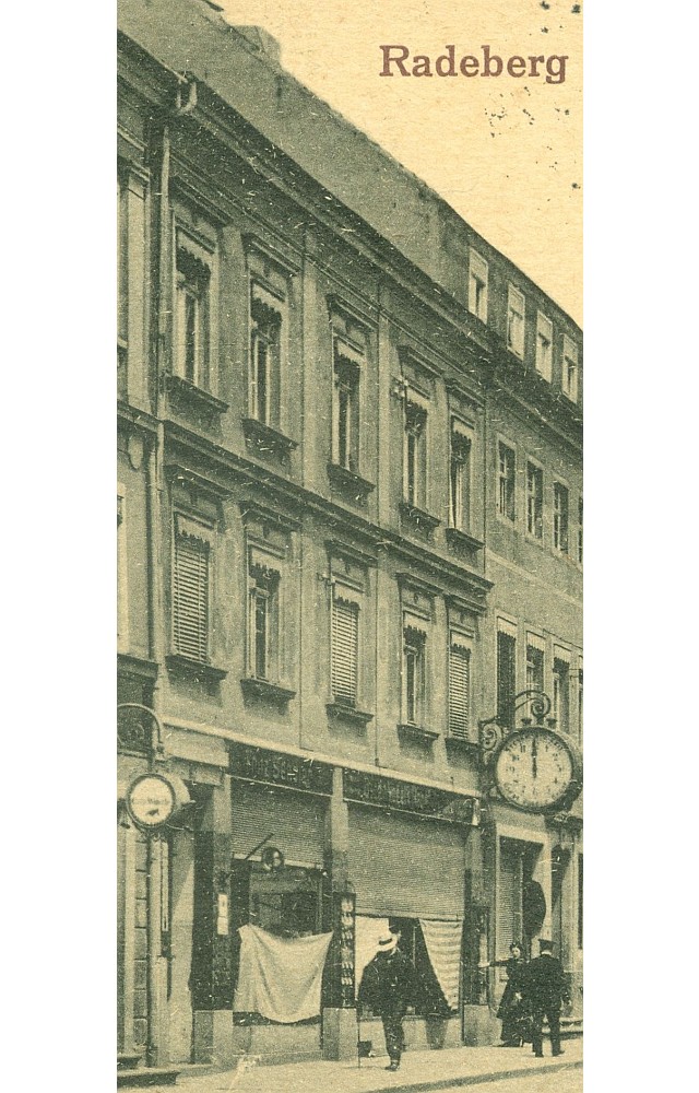 Hauptstraße 6 (1787 HNr. 108, bis 1927 Hauptstraße 20) Radeberg Hauptstraße 6 (1787 HNr. 108, bis 1927 Hauptstraße 20) Radeberg