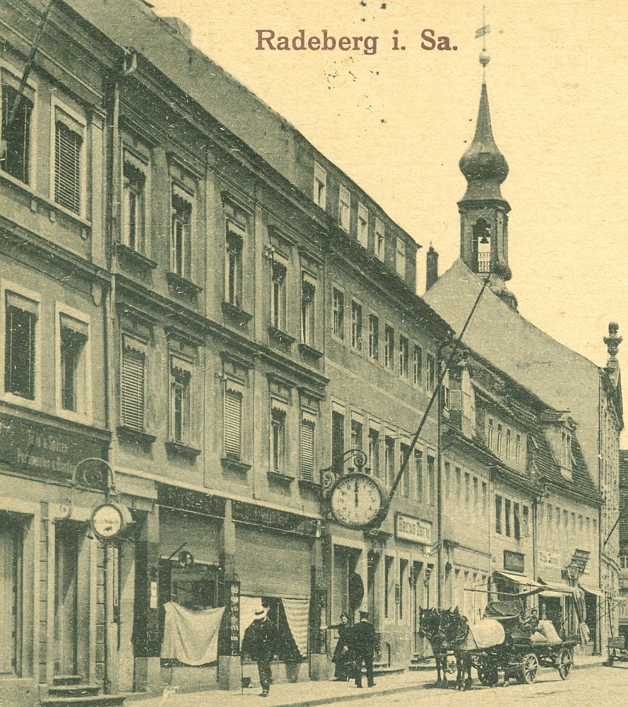 Hauptstraße 6 (1787 HNr. 108, bis 1927 Hauptstraße 20) Radeberg Hauptstraße 6 (1787 HNr. 108, bis 1927 Hauptstraße 20) Radeberg