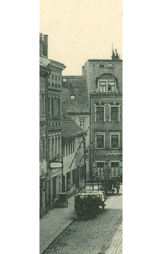 Hauptstraße 7 (1787 HNr. 68, bis 1927 Hauptstraße 4) / Mittelstraße Radeberg Hauptstraße 7 (1787 HNr. 68, bis 1927 Hauptstraße 4) / Mittelstraße Radeberg