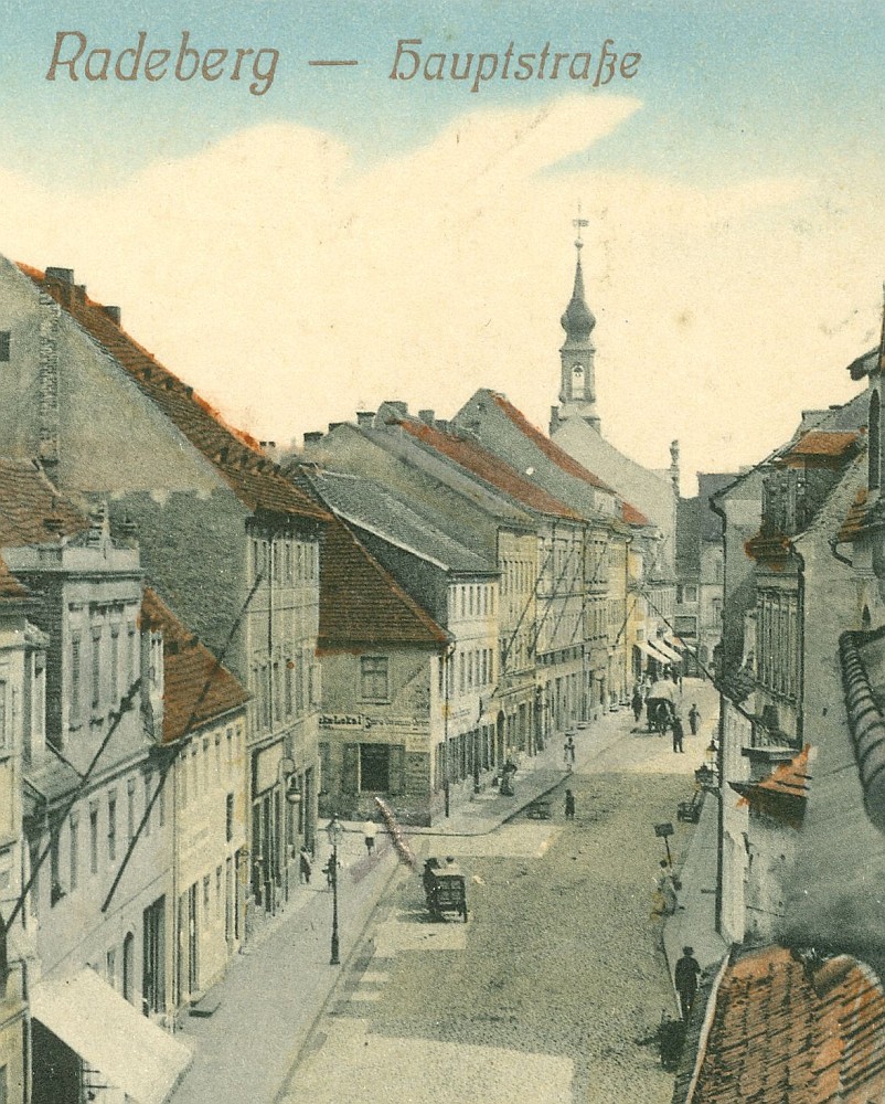 Hauptstraße 16 (1787 HNr. 94, bis 1927 Hauptstraße 15) Radeberg Hauptstraße 16 (1787 HNr. 94, bis 1927 Hauptstraße 15) Radeberg
