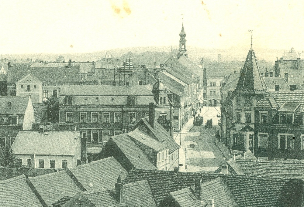 Hauptstra&szlig;e 25 (-1910 Dresdener Stra&szlig;e 2, 1910-27 Dresdener Stra&szlig;e 3) / Freudenberg  Radeberg