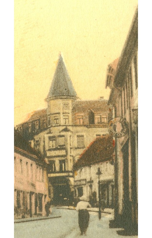 Hauptstra&szlig;e 25 (-1910 Dresdener Stra&szlig;e 2, 1910-27 Dresdener Stra&szlig;e 3) / Freudenberg  Radeberg