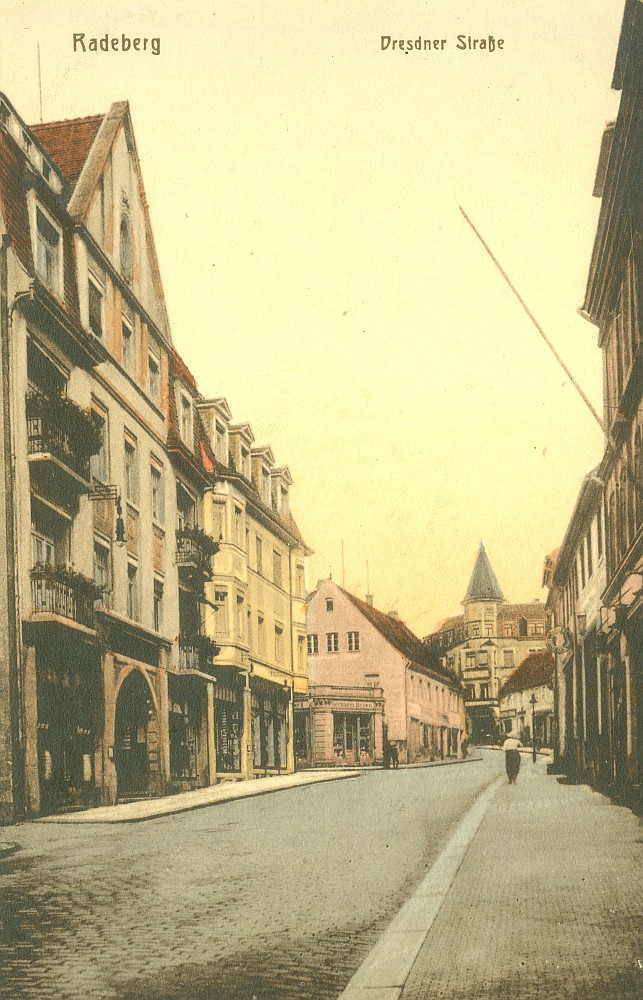 Hauptstra&szlig;e 36 (bis 1910 Dresdener Stra&szlig;e 36, 1910 - 1927 Dresdener Stra&szlig;e 14)  Radeberg