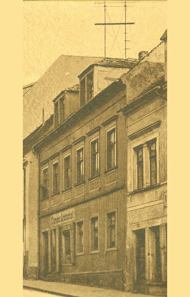 Hauptstra&szlig;e 51 (vor 1910 Dresdener Stra&szlig;e 15, 1910 - 1927 Dresdener Stra&szlig;e 29)  Radeberg