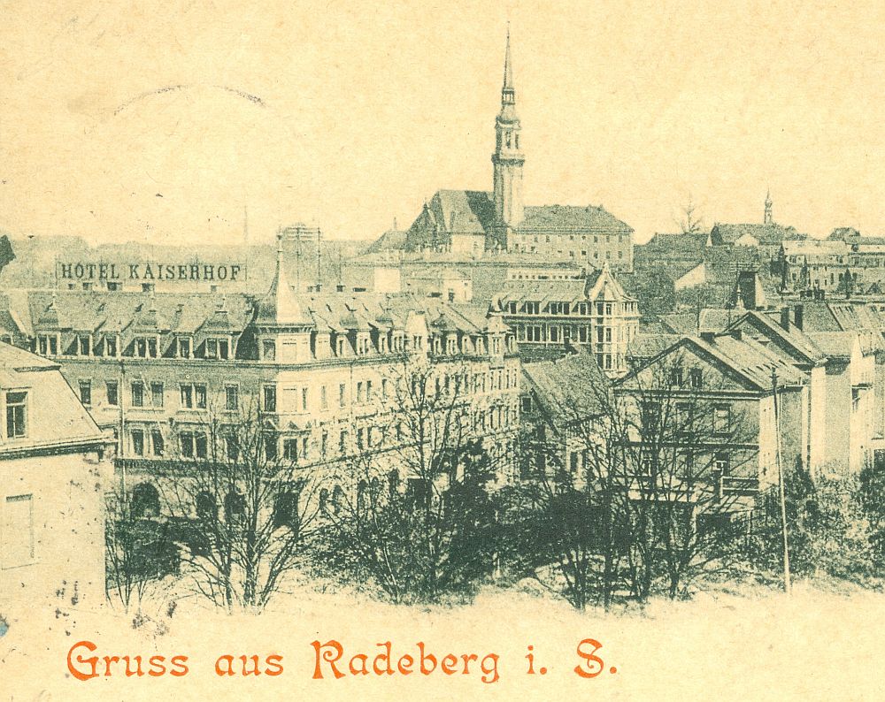 Hauptstraße 56 (vor 1910 Dresdener Straße 24, 1910 - 1927 Dresdener Straße 34) Radeberg Hauptstraße 56 (vor 1910 Dresdener Straße 24, 1910 - 1927 Dresdener Straße 34) Radeberg