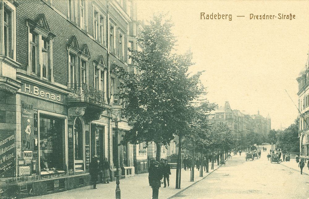 Hauptstraße 57 (-1910 Dresdener Straße 17a, 1910-27 Dresdener Straße 35) / Röderstraße Radeberg Hauptstraße 57 (-1910 Dresdener Straße 17a, 1910-27 Dresdener Straße 35) / Röderstraße Radeberg