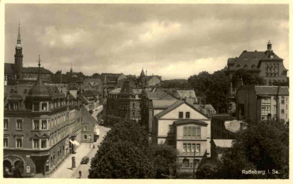 Hauptstra&szlig;e 61 (bis 1910 Dresdener Stra&szlig;e 18, 1910 - 1927 Dresdener Stra&szlig;e 39)  Radeberg