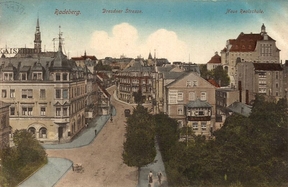 Hauptstraße 62 (vor 1910 Dresdener Straße 23a, 1910 - 1927 Dresdener Straße 40) Radeberg Hauptstraße 62 (vor 1910 Dresdener Straße 23a, 1910 - 1927 Dresdener Straße 40) Radeberg