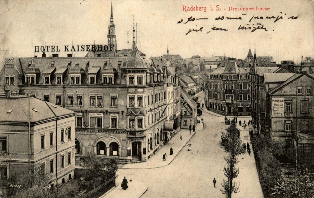 Hauptstraße 62 (vor 1910 Dresdener Straße 23a, 1910 - 1927 Dresdener Straße 40) Radeberg Hauptstraße 62 (vor 1910 Dresdener Straße 23a, 1910 - 1927 Dresdener Straße 40) Radeberg