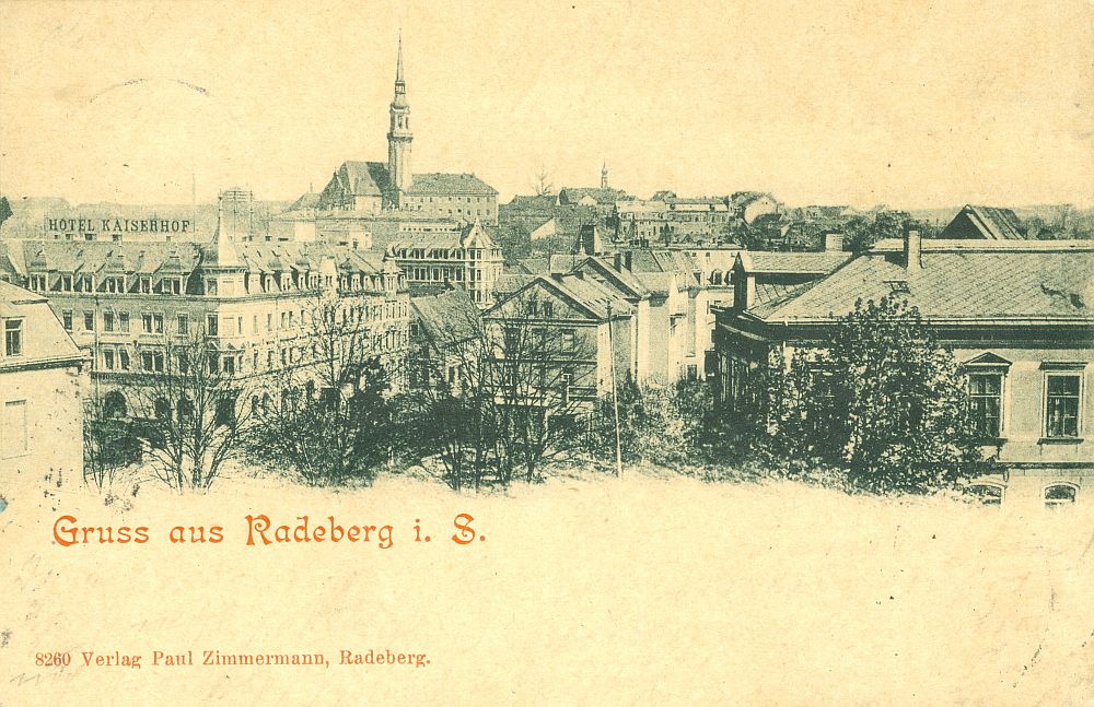 Hauptstraße 62 (vor 1910 Dresdener Straße 23a, 1910 - 1927 Dresdener Straße 40) Radeberg Hauptstraße 62 (vor 1910 Dresdener Straße 23a, 1910 - 1927 Dresdener Straße 40) Radeberg