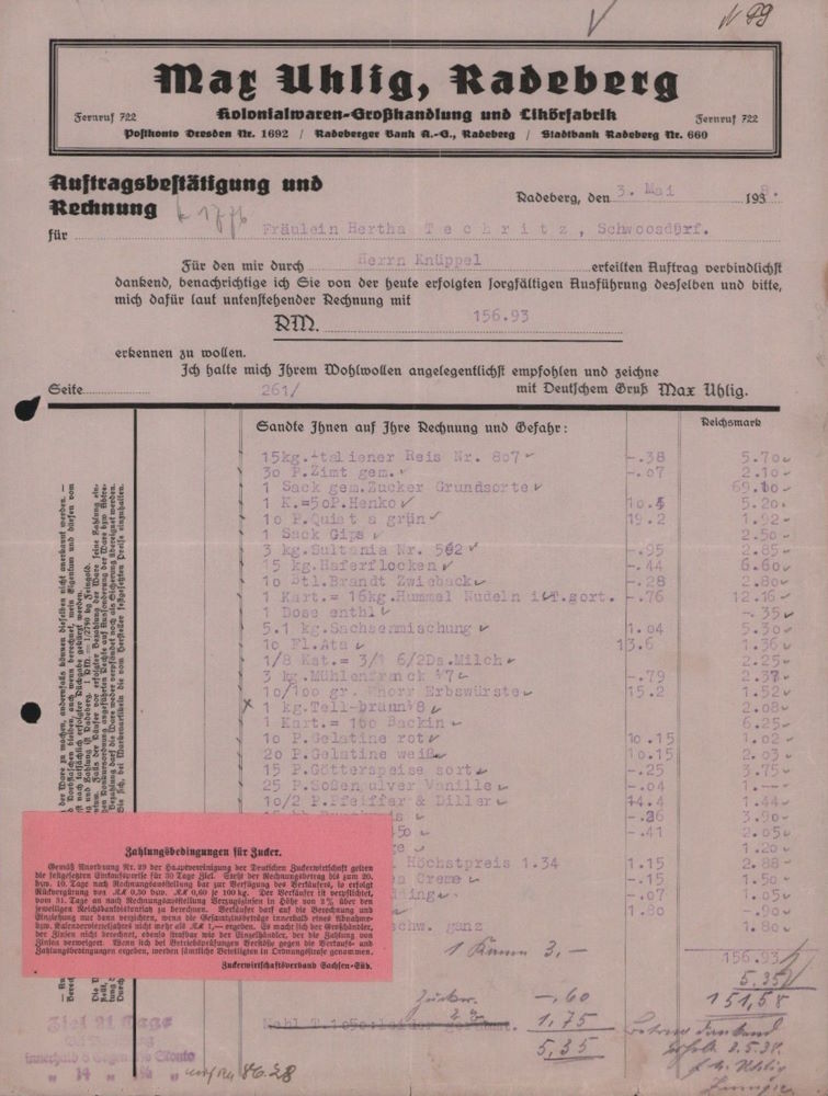 Hauptstra&szlig;e 19 (bis 1927 Hauptstra&szlig;e 10)  Radeberg