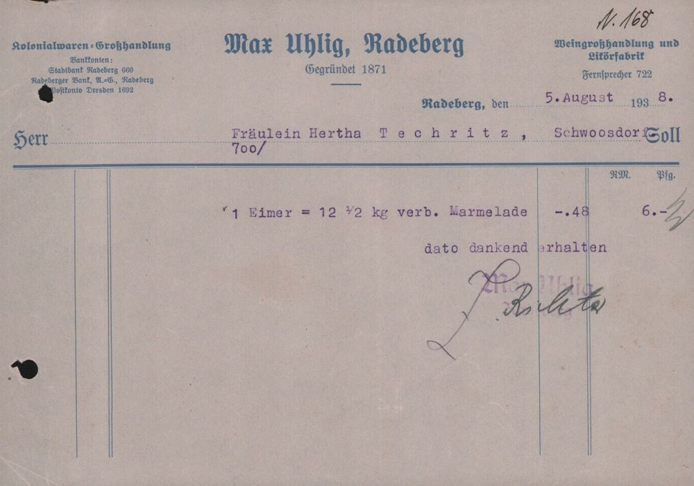 Hauptstra&szlig;e 19 (bis 1927 Hauptstra&szlig;e 10)  Radeberg