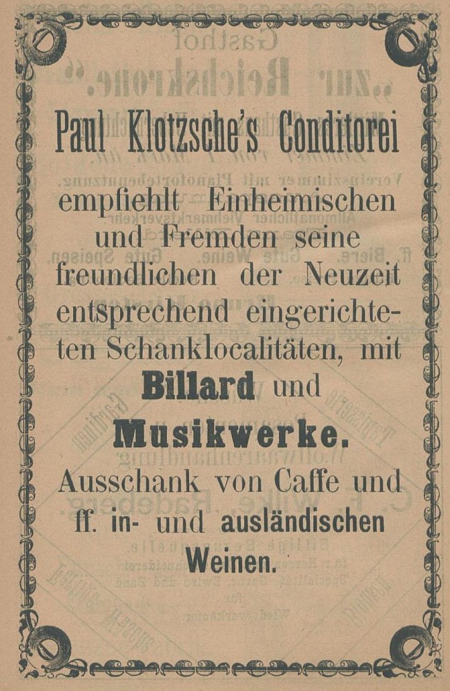 Hauptstra&szlig;e 3 (bis 1927 Hauptstra&szlig;e 2)  Radeberg