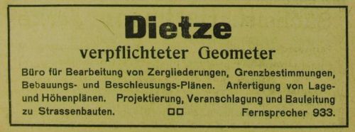 Hauptstra&szlig;e 9 (bis 1927 Hauptstra&szlig;e 5) / Mittelstra&szlig;e  Radeberg